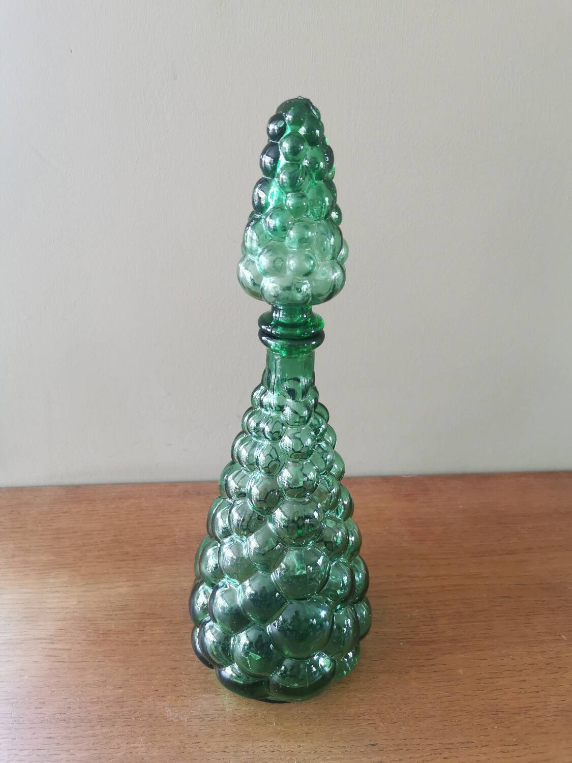 Vintage carafe with giant bubbles