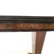 Oval Shaped Wooden Dining Table with Green Marble Effect Top, Italy