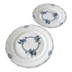Set of 2 Regina pattern ironstone serving dishes