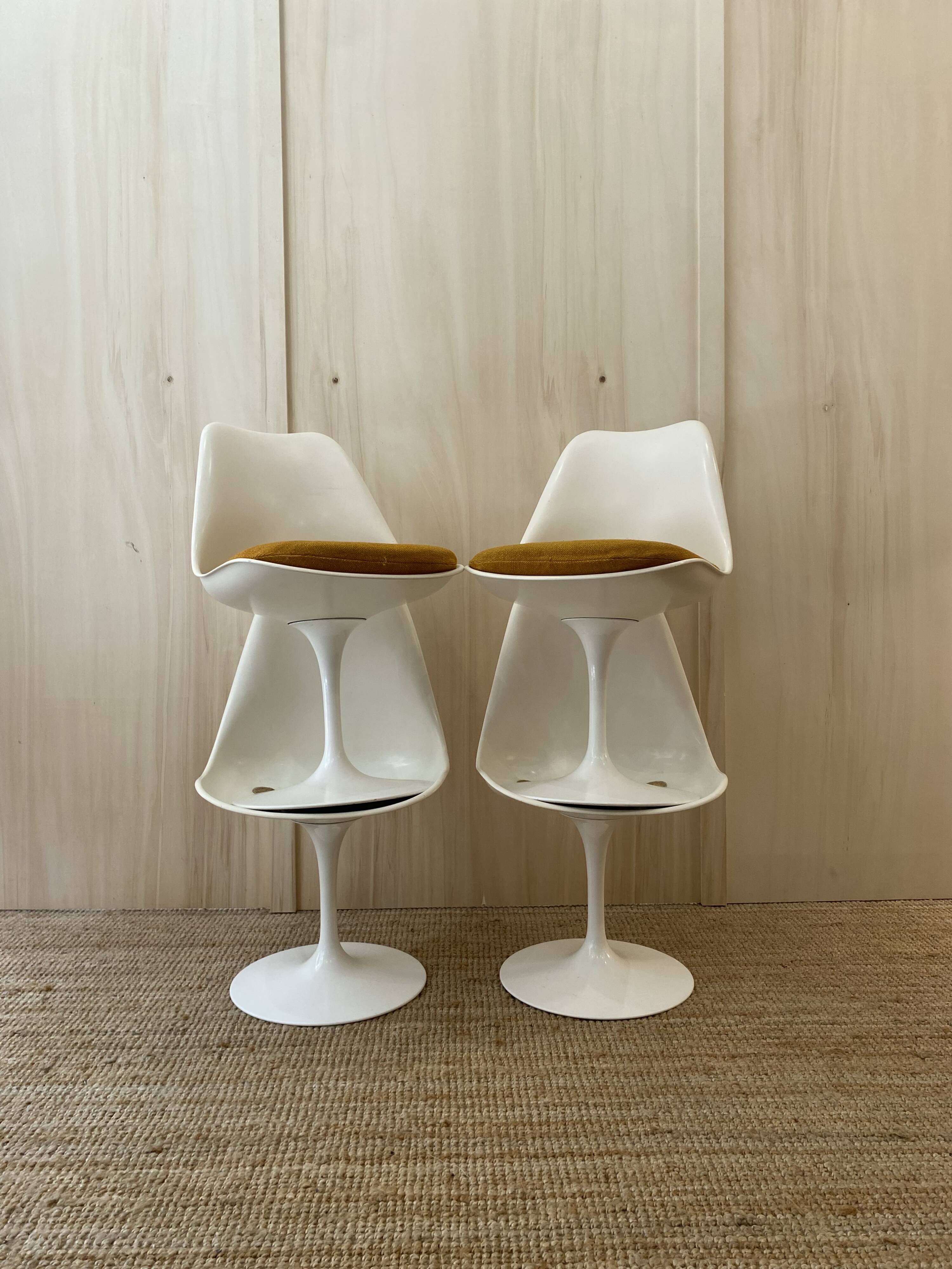 4 Chaises Tulipes Knolll - Eero Saarinen - Vintage