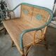 Banquette en rotin style bistrot parisiens