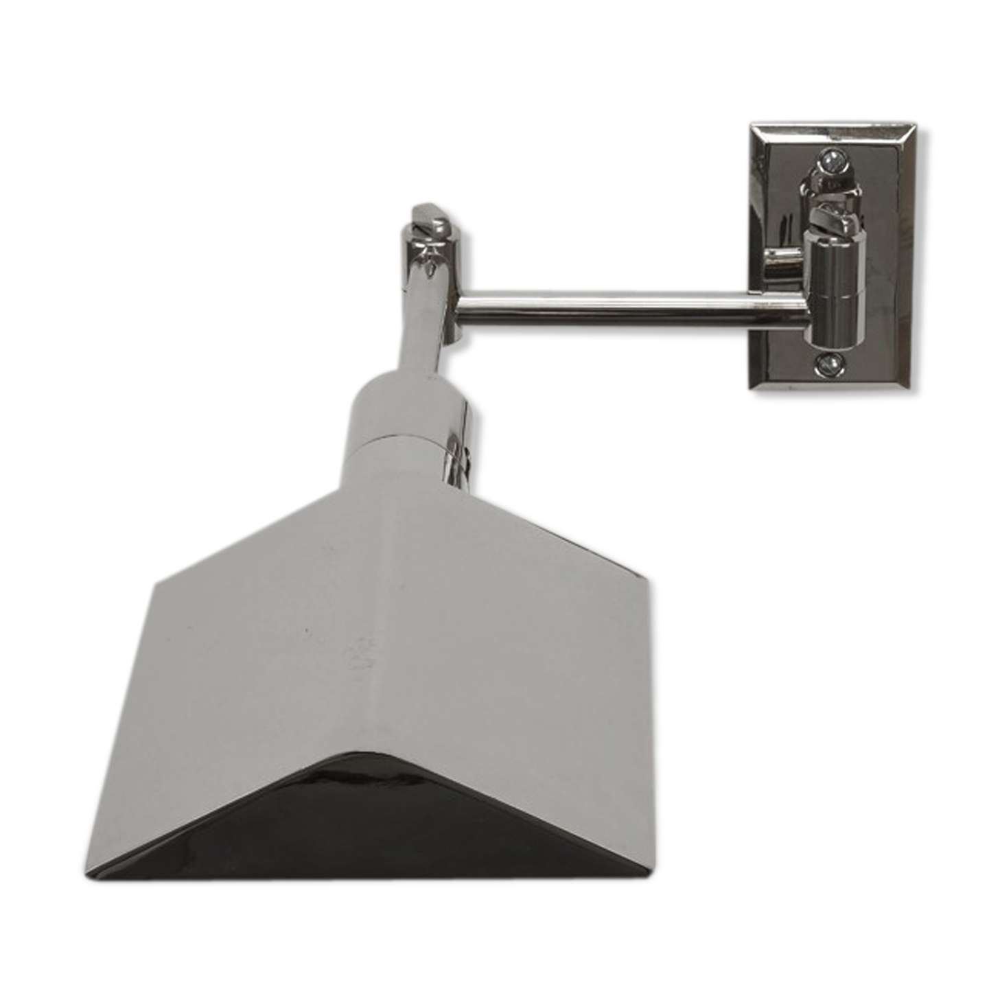 David Hicks postmodern metal reading sconce circa 1980