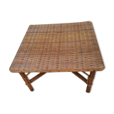 Rattan coffee table