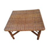 Rattan coffee table