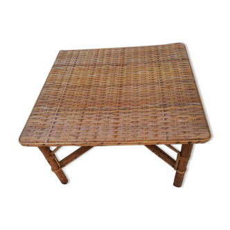 Rattan coffee table