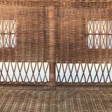 Rattan bench