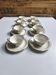 Set of 8 vintage cups with saucers Gien daisies.