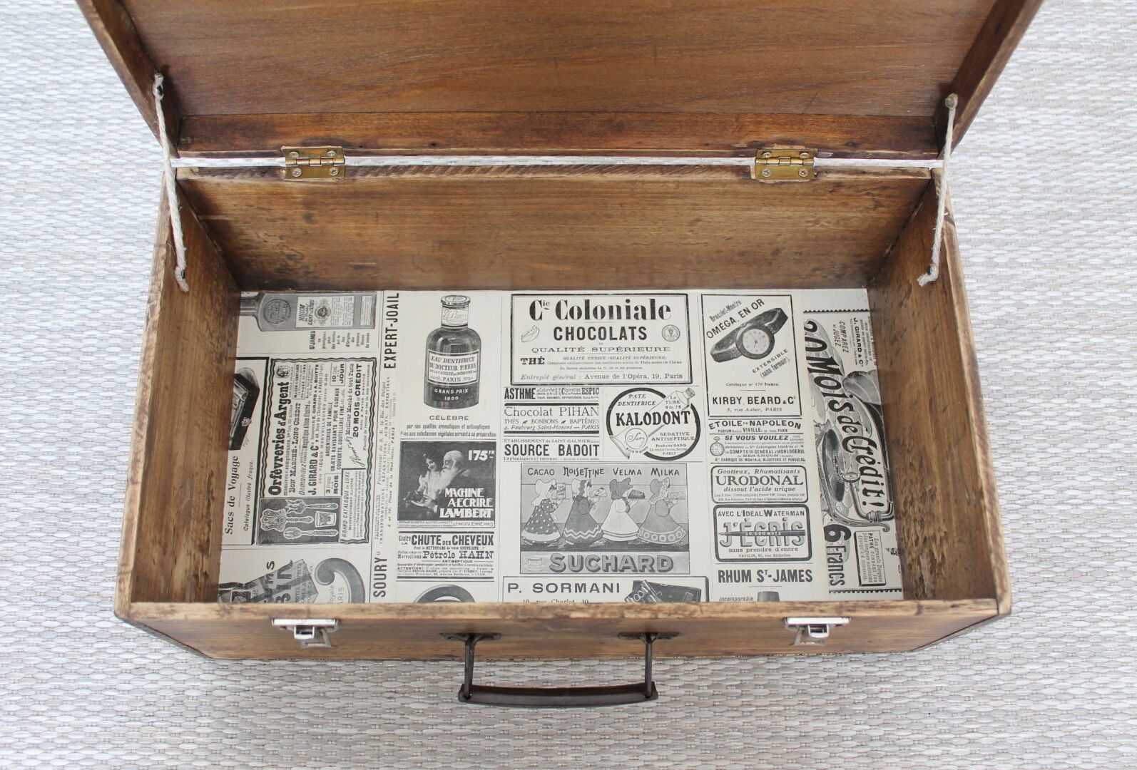 Old wooden case