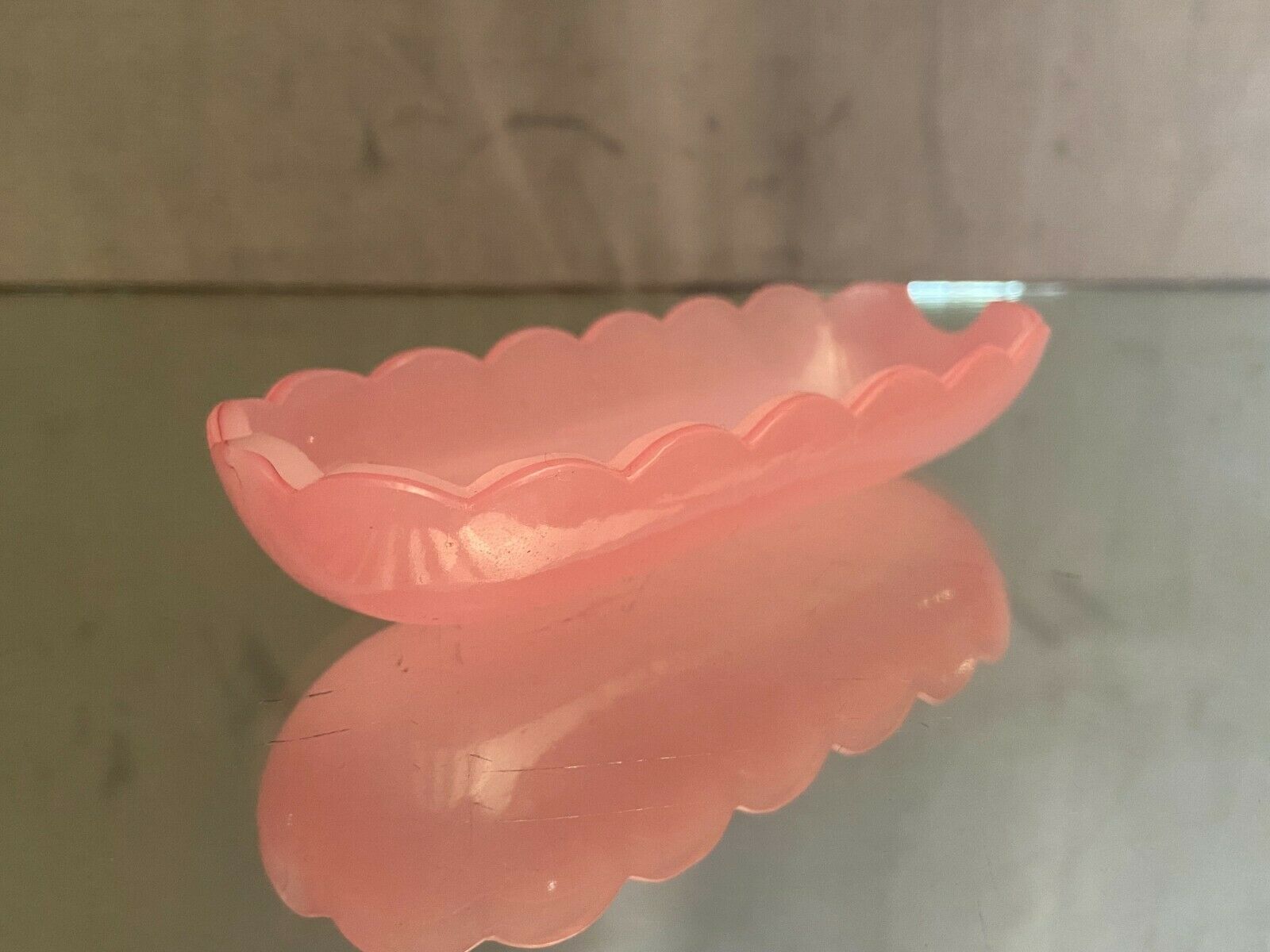 Pink opaline ashtray early twentieth century
