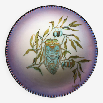 Decorative earthenware plate from Monaco 1960