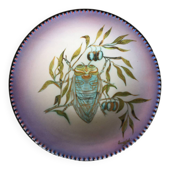 Decorative earthenware plate from Monaco 1960