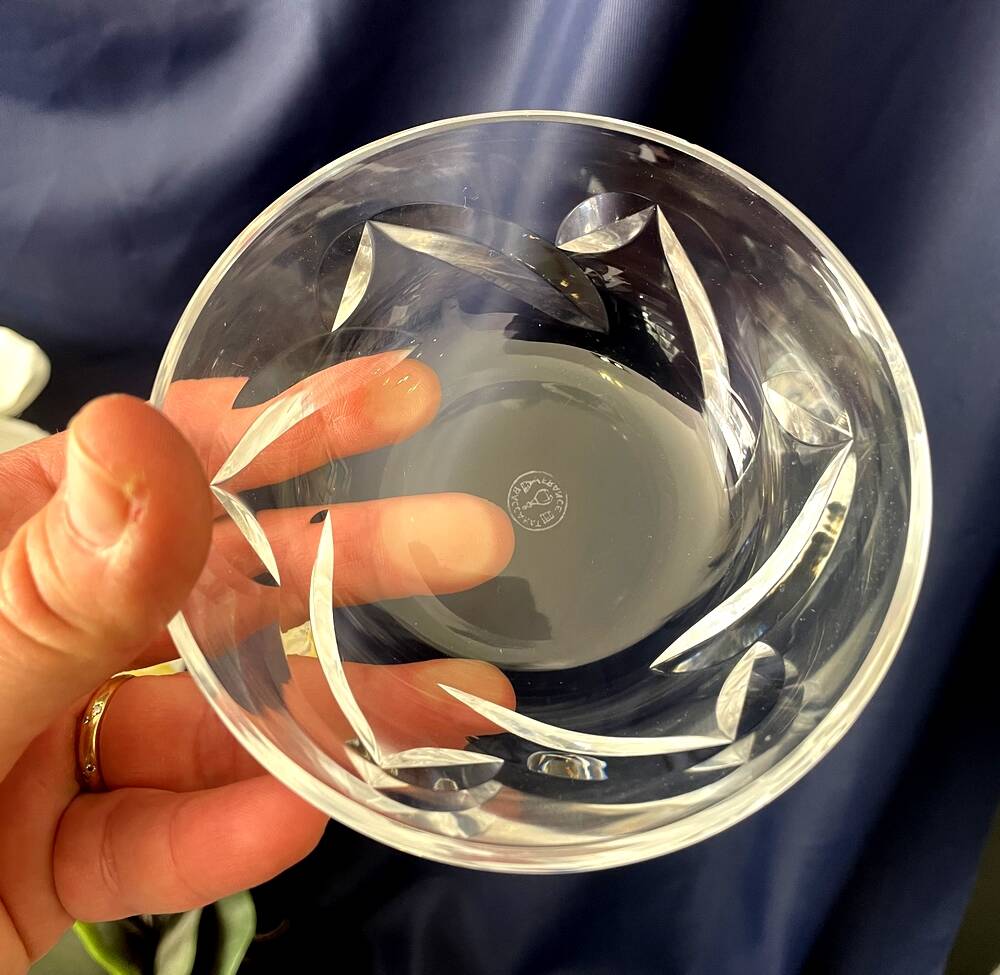 Baccarat fruit salad set salad bowl with 6 bowls table art