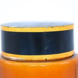 Pharmacy/apothecary old amber glass pot