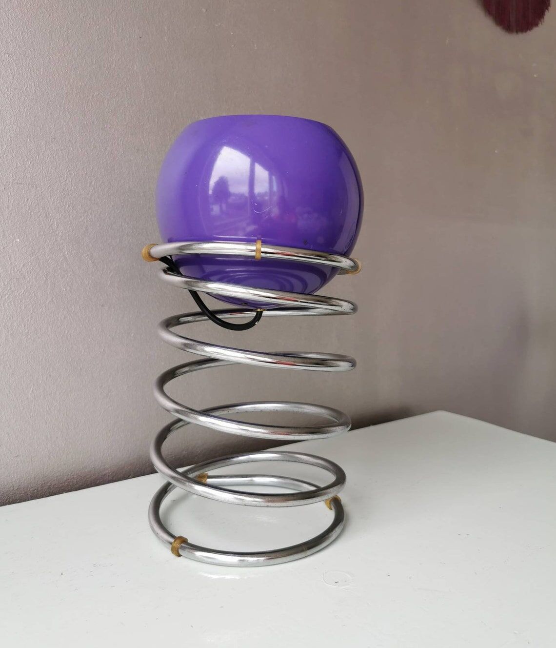 Vintage spiral lamp 70s