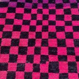 Traditional handmade pure wool rug, size 100 x 200 cm