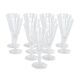 Set of crystal glasses, Danish design, 1970s, manufacturer: Denmark