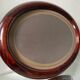 Oval mahogany antique picture frame large