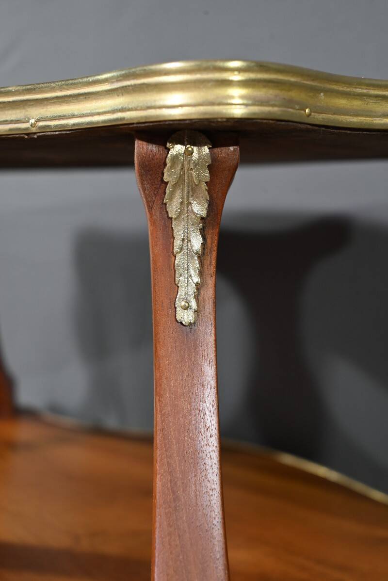 Mahogany Tea Table, Napoleon III style – Late 19th century
