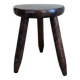 Tabouret tripode en bois