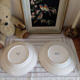 Old Longchamps iron earth flat plates