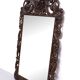 Impressive Monumental 18 Century Antique Cherub Oak mirror Holland