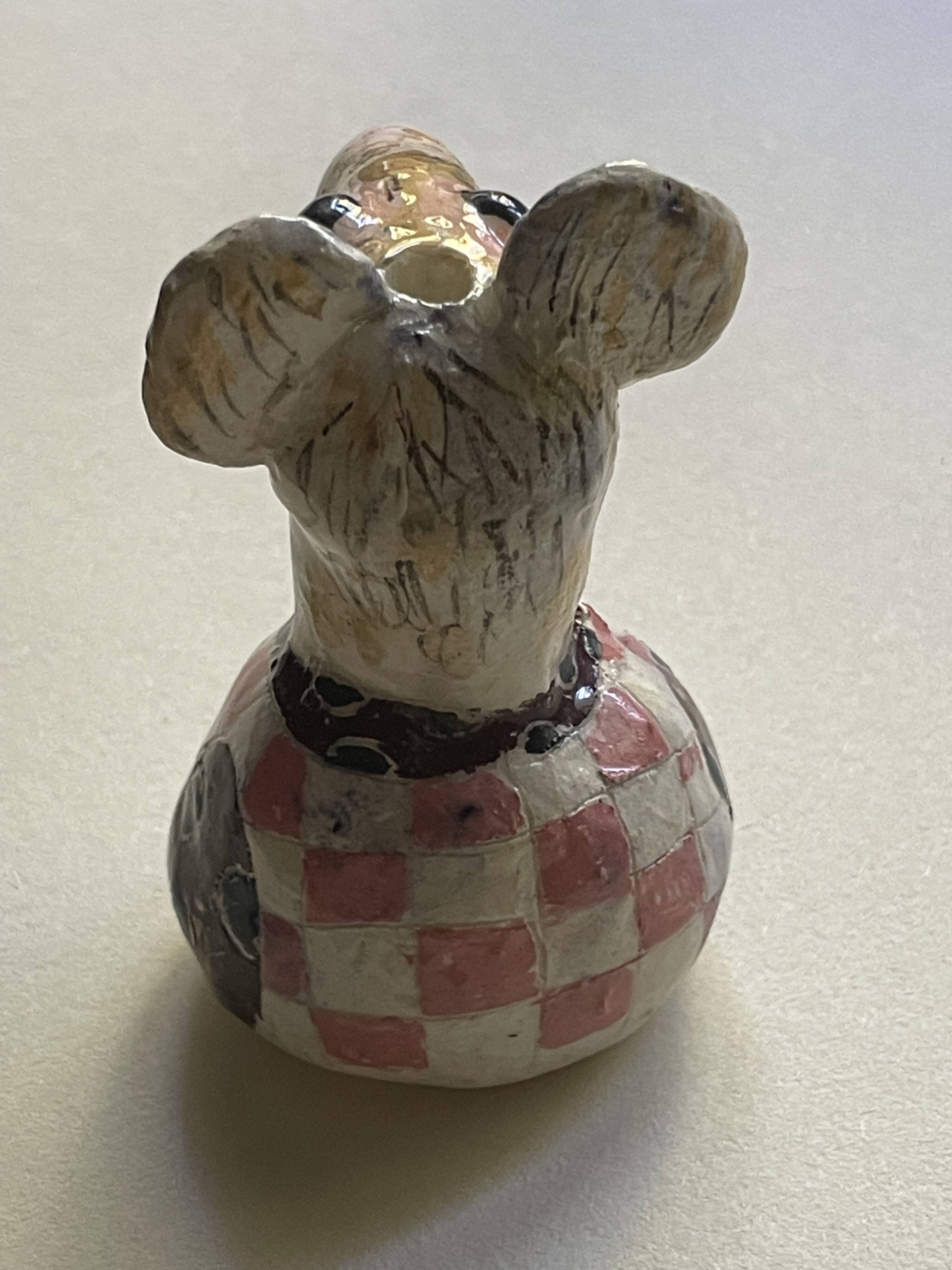 Small "bud vase" in glazed ceramic
