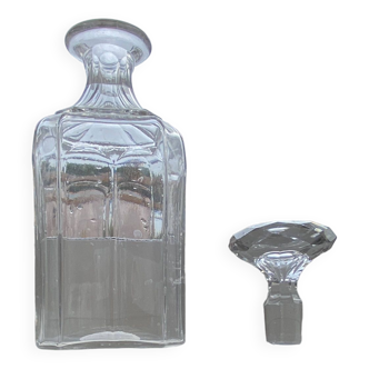 Baccarat crystal decanter, 19th century, Harcourt model