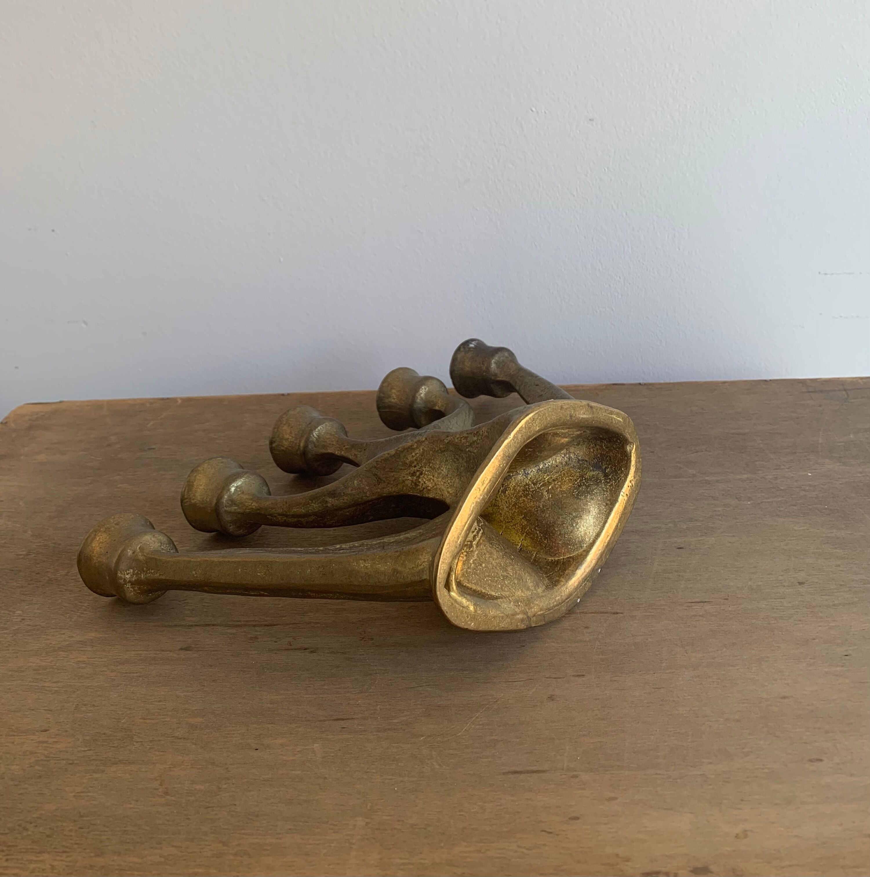 Bronze candleholder, 1970s