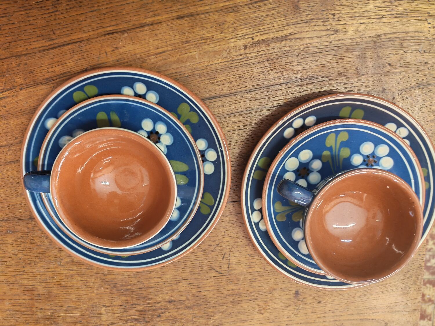 Artisanal ceramic breakfast set