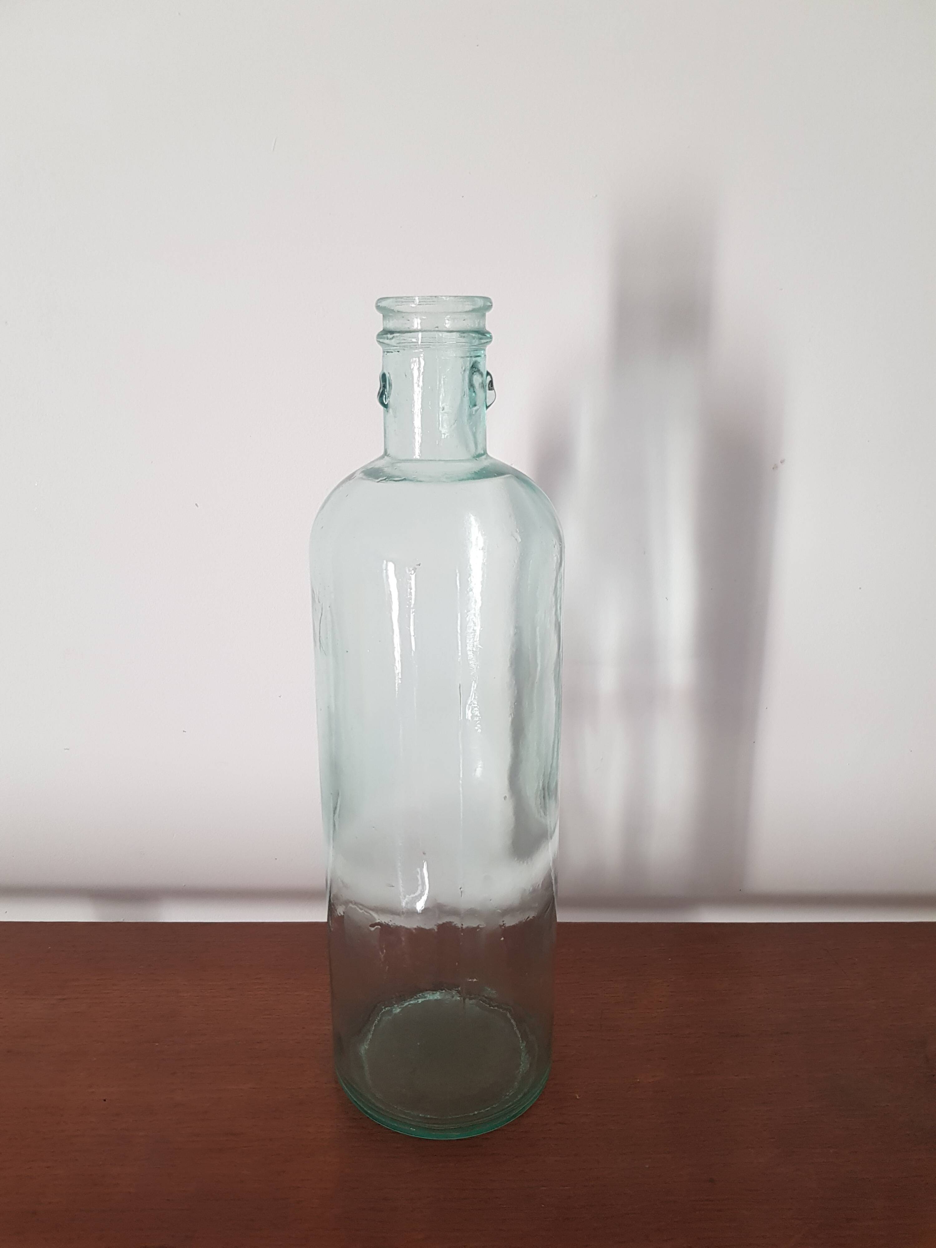 Large vintage glass bottle