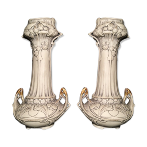 Paire de vases art Nouveau