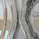 Stainless steel dish duo - 1980s design