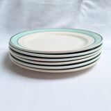 Céranord flat plates - Amanda model in green