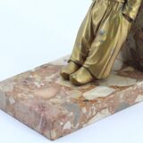 Old marble paper press