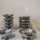 18 low sorbet cups in stainless steel chrome