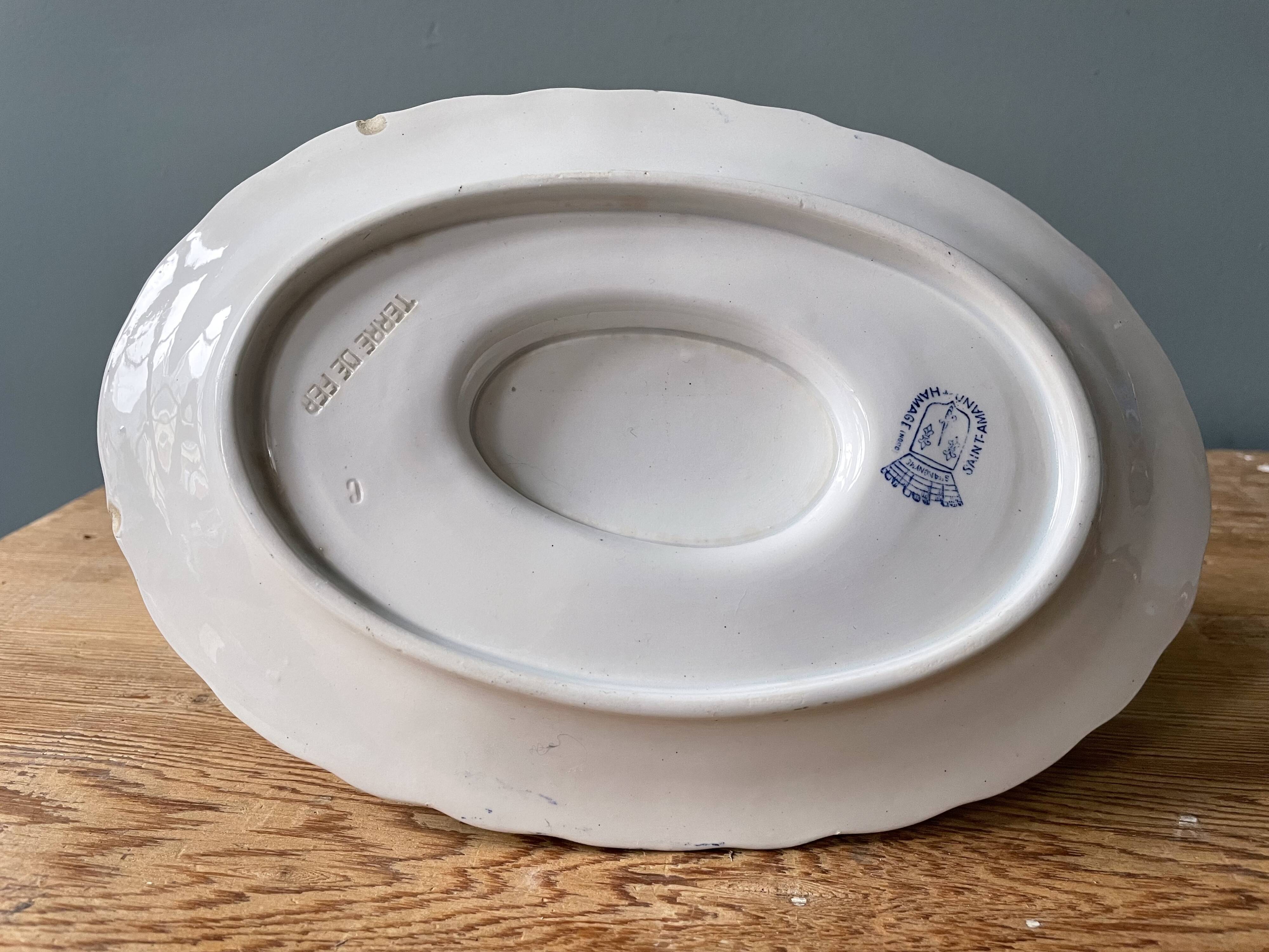 Saucière ancienne Terre de Fer St Amand et Hamage