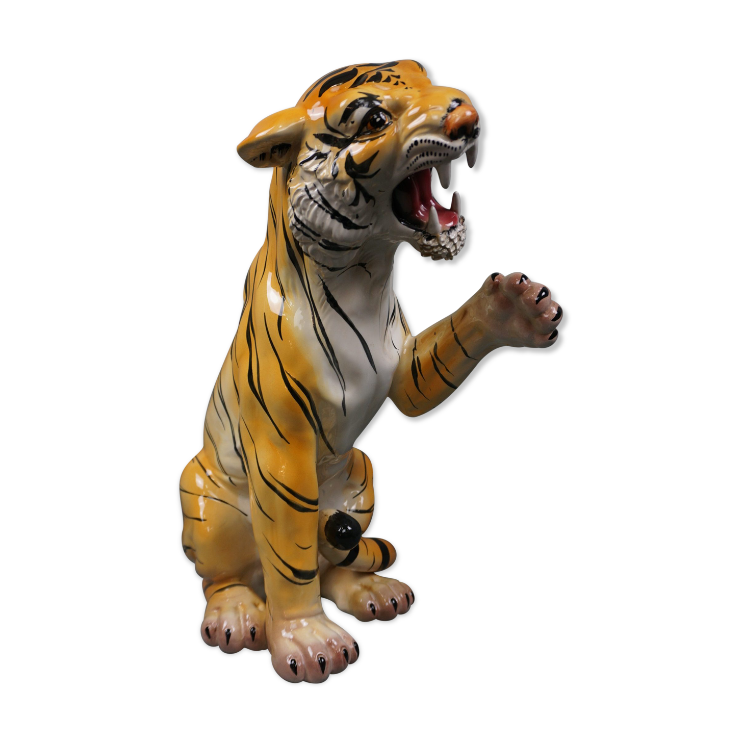 Vintage ceramic tiger