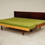 Jitona Sobeslav 1970s Green Fabric Folding Sofa