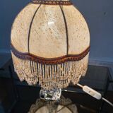 Lampe de chevet torsadé en cristal de Baccarat ancien