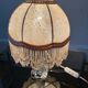 Antique Baccarat Crystal Twisted Bedside Lamp