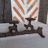 Wrought iron metal candle holder 4 candles