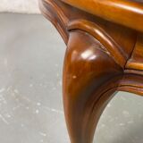 Chippendale Coffee Table in Wood, Canning and Glass