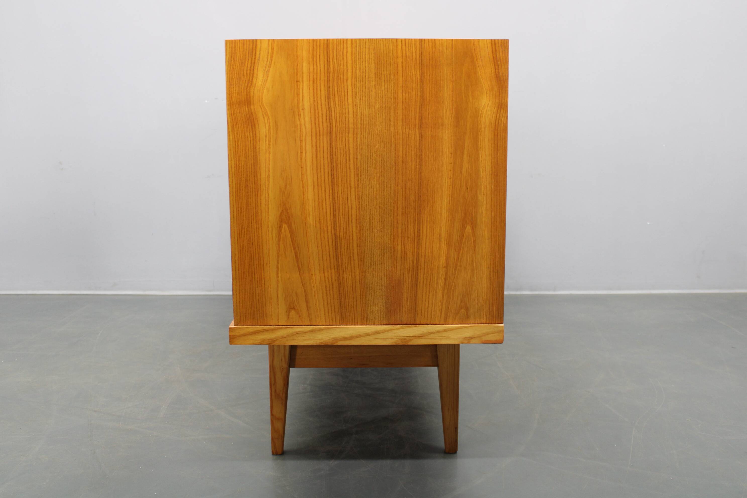 Mid-century teak and maple sideboard, Czechoslovakia, 1960s