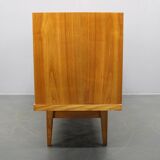 Mid-century teak and maple sideboard, Czechoslovakia, 1960s