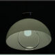 Globe hanging lamp in opaline