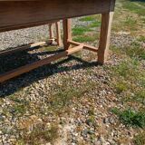 Farmhouse table with bench