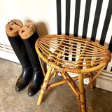 Rattan stool, 1960s-1970s