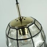 glashuette limburg hanging LAMP 1960's 70's glass pendant light model 4184