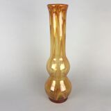 Vintage vase by Laura Glassworks Tarnow Poland 1970s