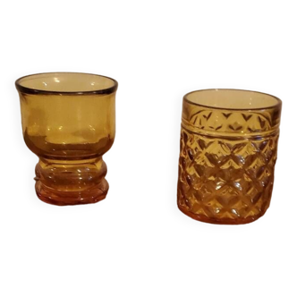 Lot 2 verres Pernod ricard vintage